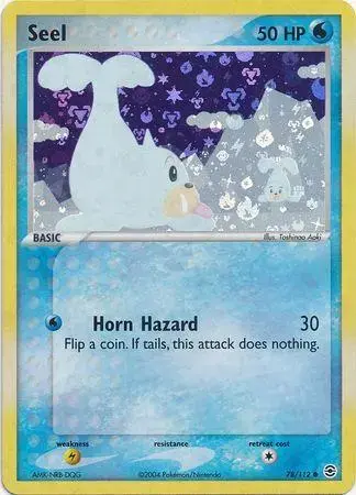 Seel [Reverse Holo] - Pokemon Fire Red & Leaf Green #78