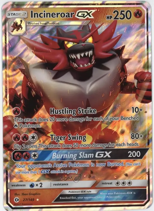 Incineroar GX [Jumbo] - Pokemon Sun & Moon #27