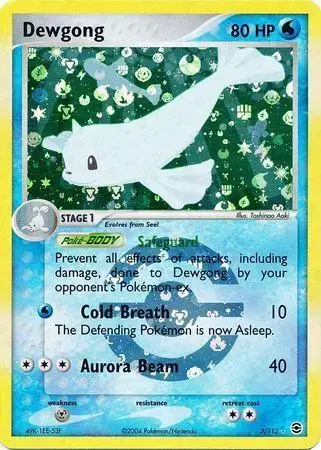 Dewgong [Reverse Holo] - Pokemon Fire Red & Leaf Green #3
