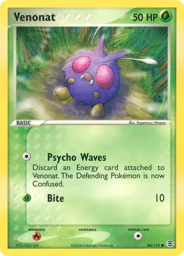 Venonat - Pokemon Fire Red & Leaf Green #84