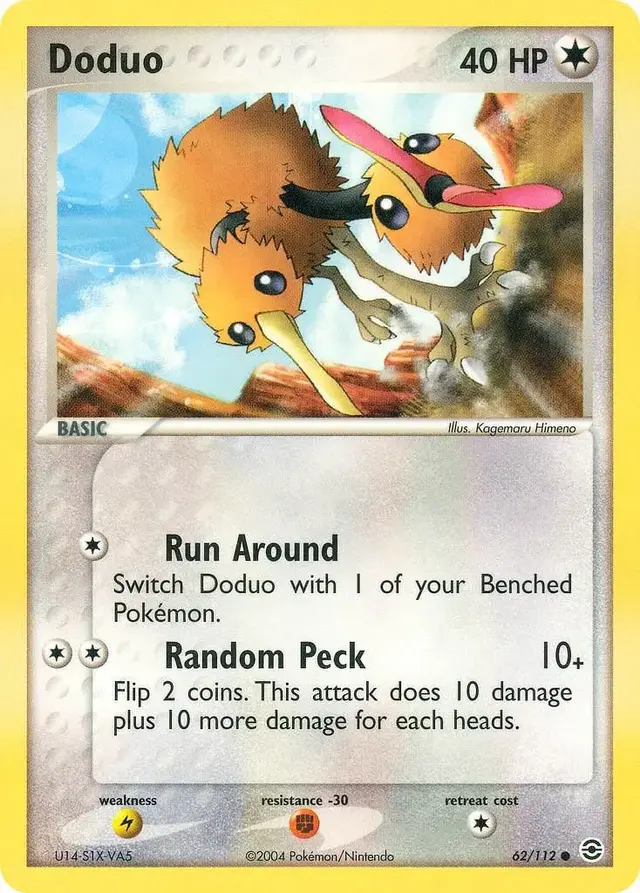 Doduo - Pokemon Fire Red & Leaf Green #62