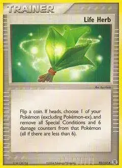 Life Herb [Reverse Holo] - Pokemon Fire Red & Leaf Green #93