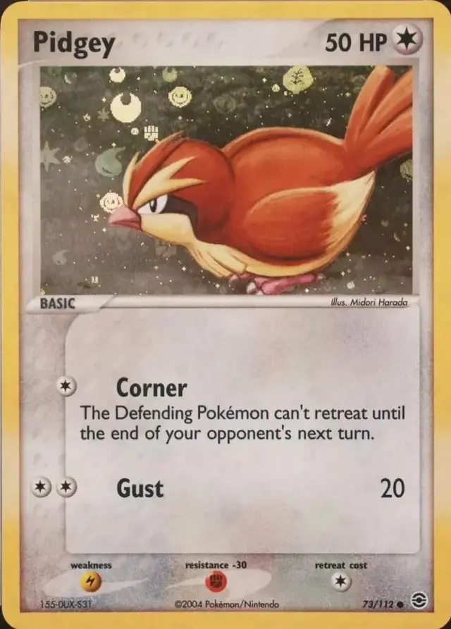 Pidgey [Reverse Holo] - Pokemon Fire Red & Leaf Green #73