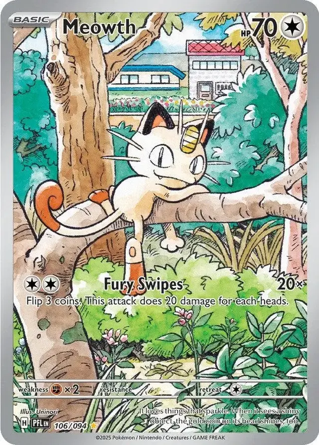 Meowth - Pokemon Phantasmal Flames #106