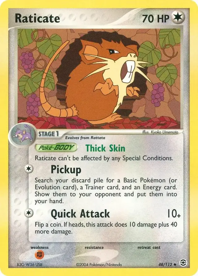 Raticate - Pokemon Fire Red & Leaf Green #48
