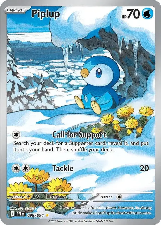 Piplup - Pokemon Phantasmal Flames #98