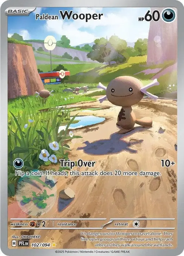 Paldean Wooper - Pokemon Phantasmal Flames #102