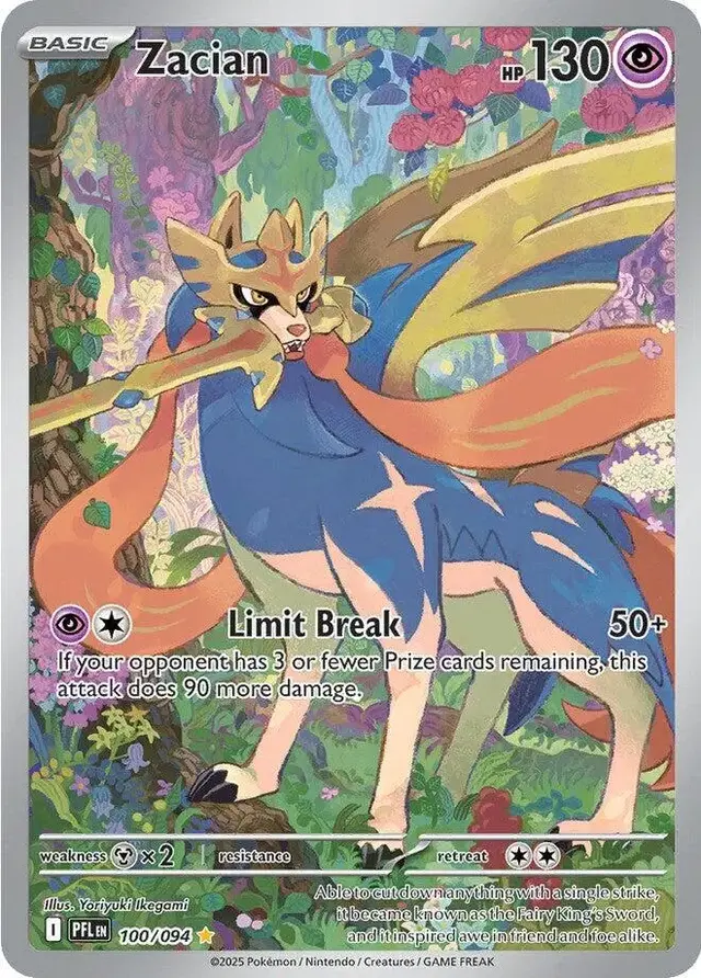 Zacian - Pokemon Phantasmal Flames #100