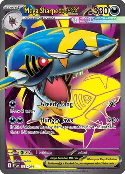 Mega Sharpedo ex 113 - Pokemon Phantasmal Flames