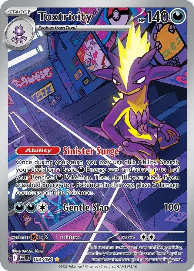 Toxtricity - Pokemon Phantasmal Flames #103
