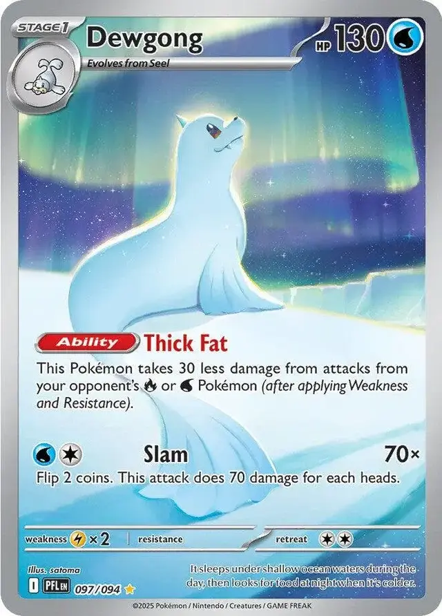 Dewgong - Pokemon Phantasmal Flames #97