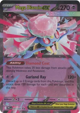 Mega Diancie ex 41 - Pokemon Phantasmal Flames