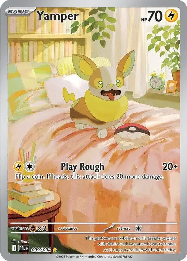 Yamper - Pokemon Phantasmal Flames #99
