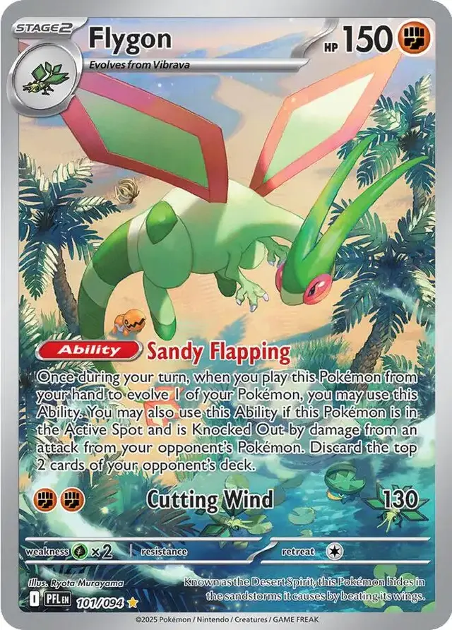 Flygon - Pokemon Phantasmal Flames #101