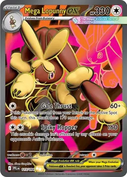 Mega Lopunny ex 115 - Pokemon Phantasmal Flames