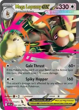 Mega Lopunny ex 84 - Pokemon Phantasmal Flames
