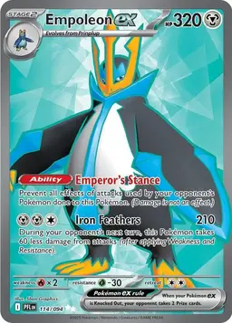 Empoleon ex 114 - Pokemon Phantasmal Flames