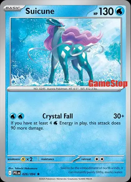 Suicune [Gamestop] - Pokemon Phantasmal Flames #26