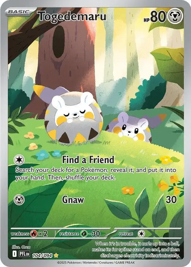Togedemaru - Pokemon Phantasmal Flames #104