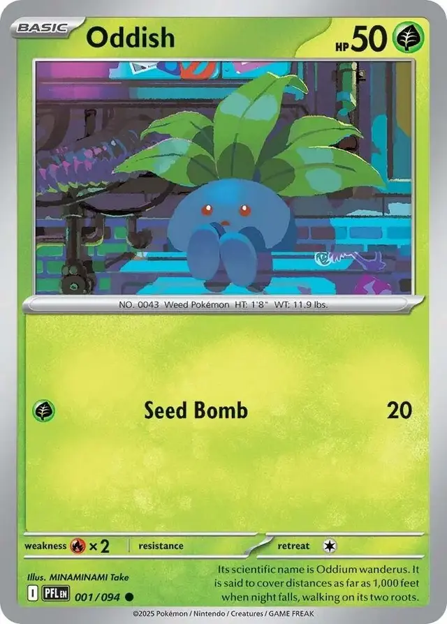 Oddish - Pokemon Phantasmal Flames #1