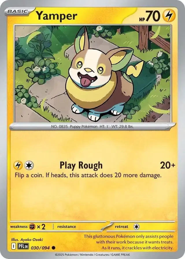 Yamper - Pokemon Phantasmal Flames #30