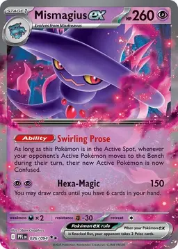 Mismagius ex 36 - Pokemon Phantasmal Flames