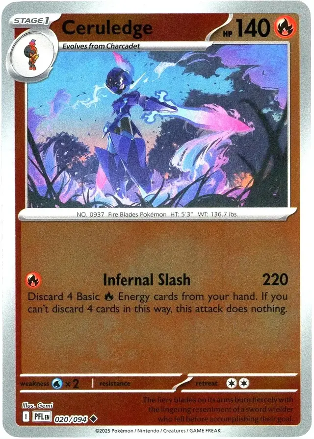 Ceruledge [Reverse Holo]