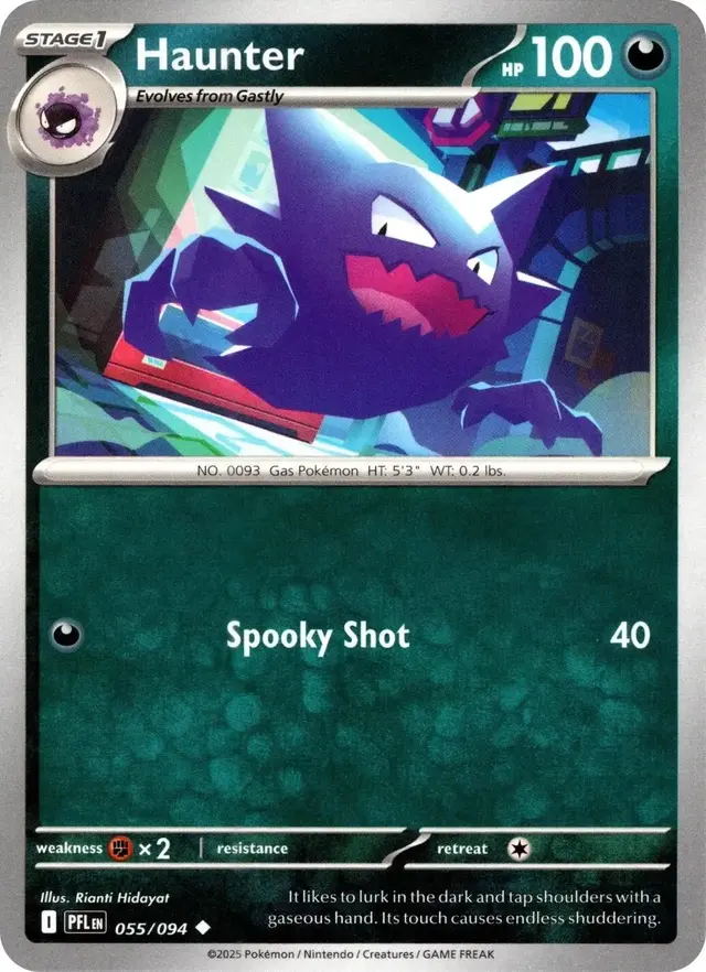 Haunter - Pokemon Phantasmal Flames #55