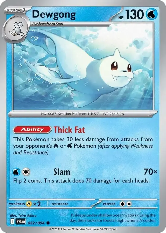 Dewgong - Pokemon Phantasmal Flames #22