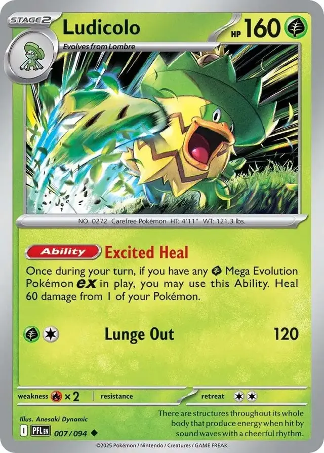 Ludicolo - Pokemon Phantasmal Flames #7