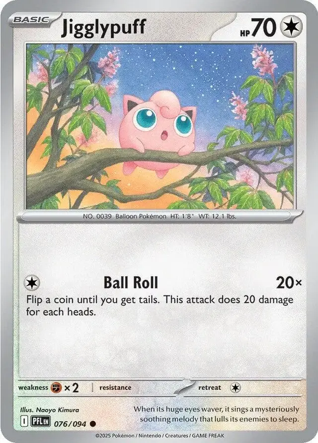 Jigglypuff - Pokemon Phantasmal Flames #76