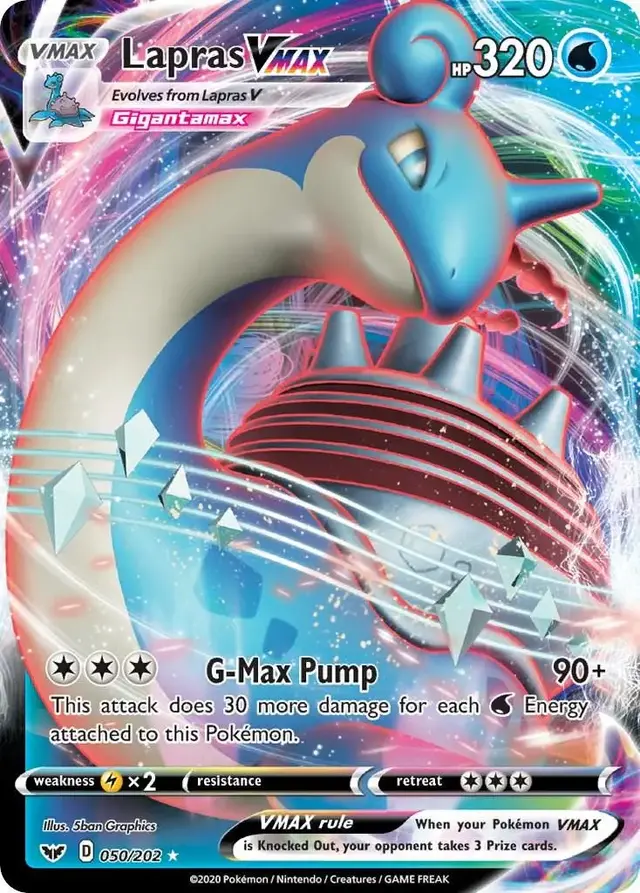Lapras Vmax - Pokemon Sword & Shield #50