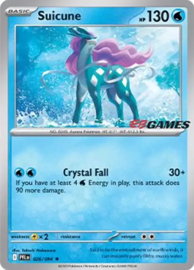 Suicune [EB Games] - Pokemon Phantasmal Flames #26
