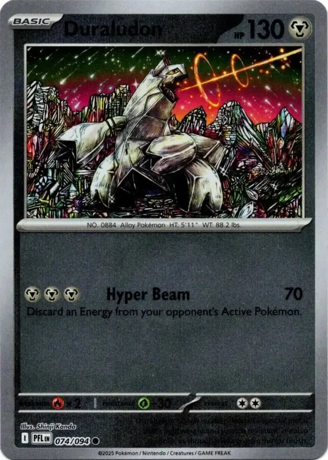 Duraludon [Reverse Holo] - Pokemon Phantasmal Flames #74