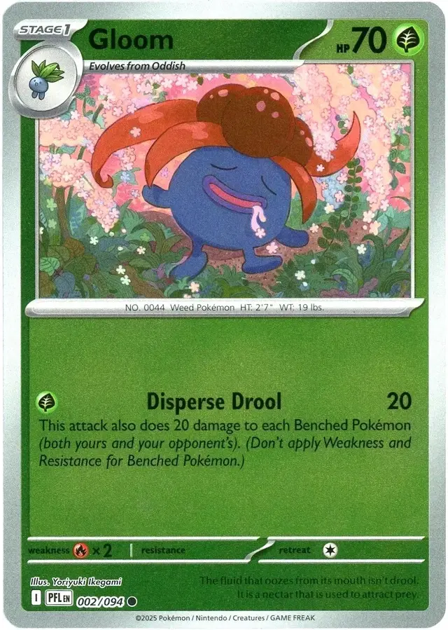 Gloom [Reverse Holo] - Pokemon Phantasmal Flames #2