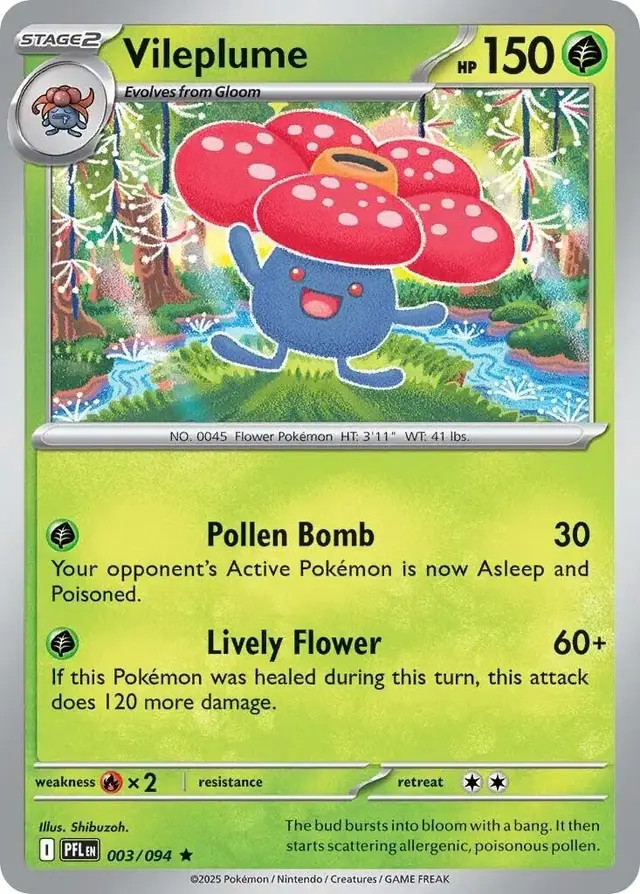 Vileplume - Pokemon Phantasmal Flames #3