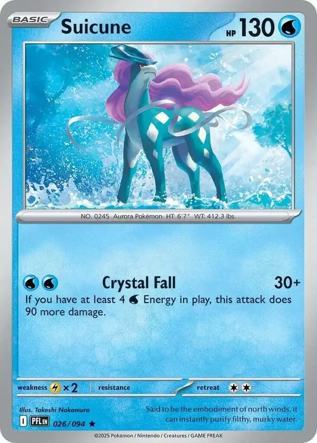 Suicune - Pokemon Phantasmal Flames #26