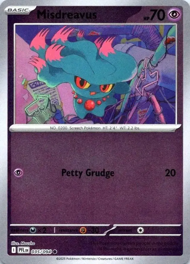 Misdreavus [Reverse Holo] - Pokemon Phantasmal Flames #35