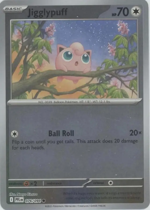 Jigglypuff [Reverse Holo] - Pokemon Phantasmal Flames #76