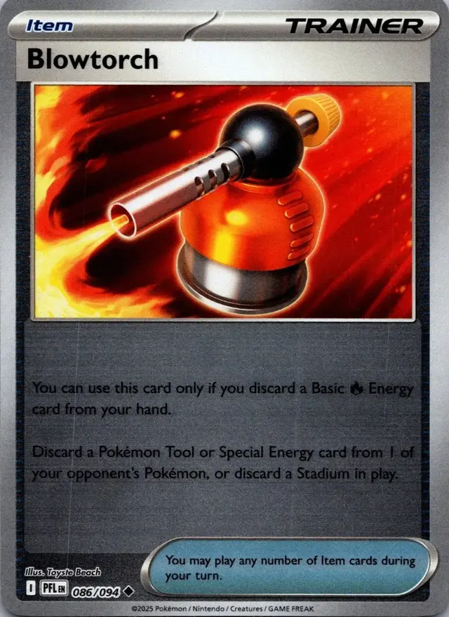 Blowtorch [Reverse Holo] - Pokemon Phantasmal Flames #86