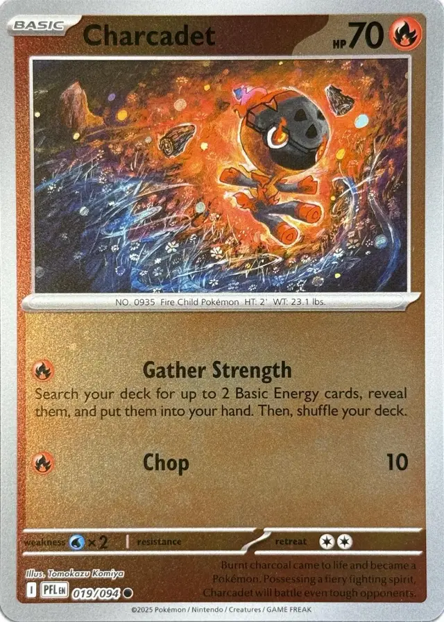 Charcadet [Reverse Holo] - Pokemon Phantasmal Flames #19