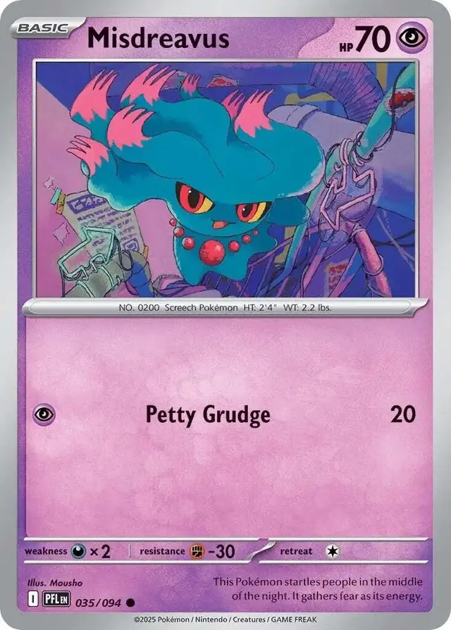 Misdreavus - Pokemon Phantasmal Flames #35