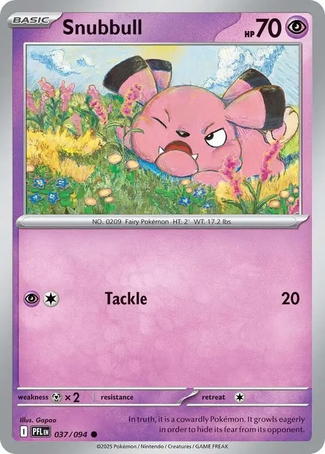 Snubbull - Pokemon Phantasmal Flames #37
