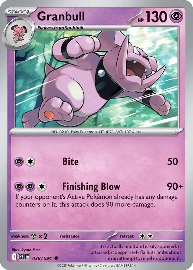 Granbull - Pokemon Phantasmal Flames #38
