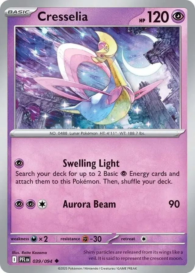 Cresselia - Pokemon Phantasmal Flames #39
