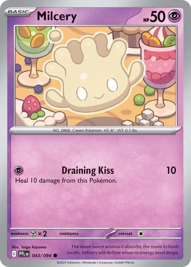 Milcery - Pokemon Phantasmal Flames #43