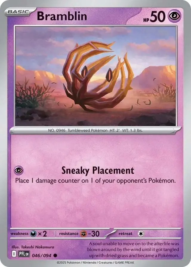 Bramblin - Pokemon Phantasmal Flames #46