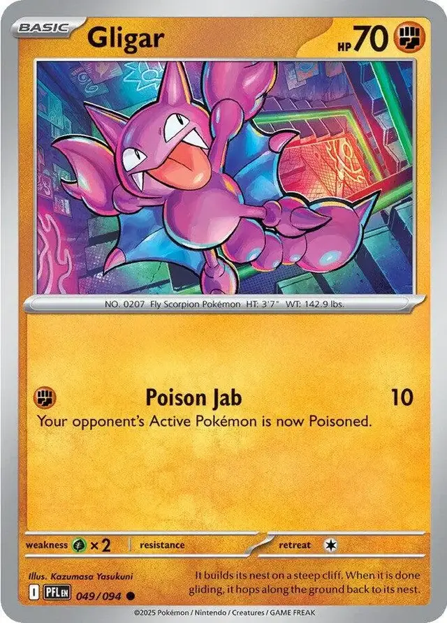 Gligar - Pokemon Phantasmal Flames #49