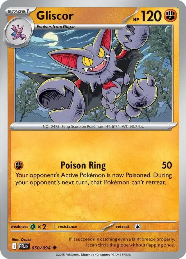 Gliscor - Pokemon Phantasmal Flames #50
