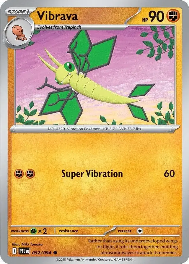 Vibrava - Pokemon Phantasmal Flames #52